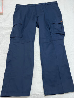 Men's Steelguard Cargo Pants Navy Waist 42